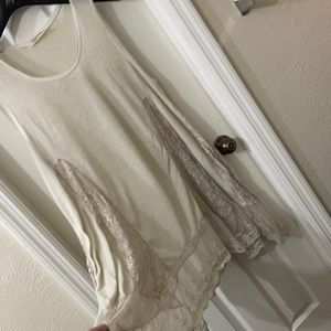 Ladies lace tank vest